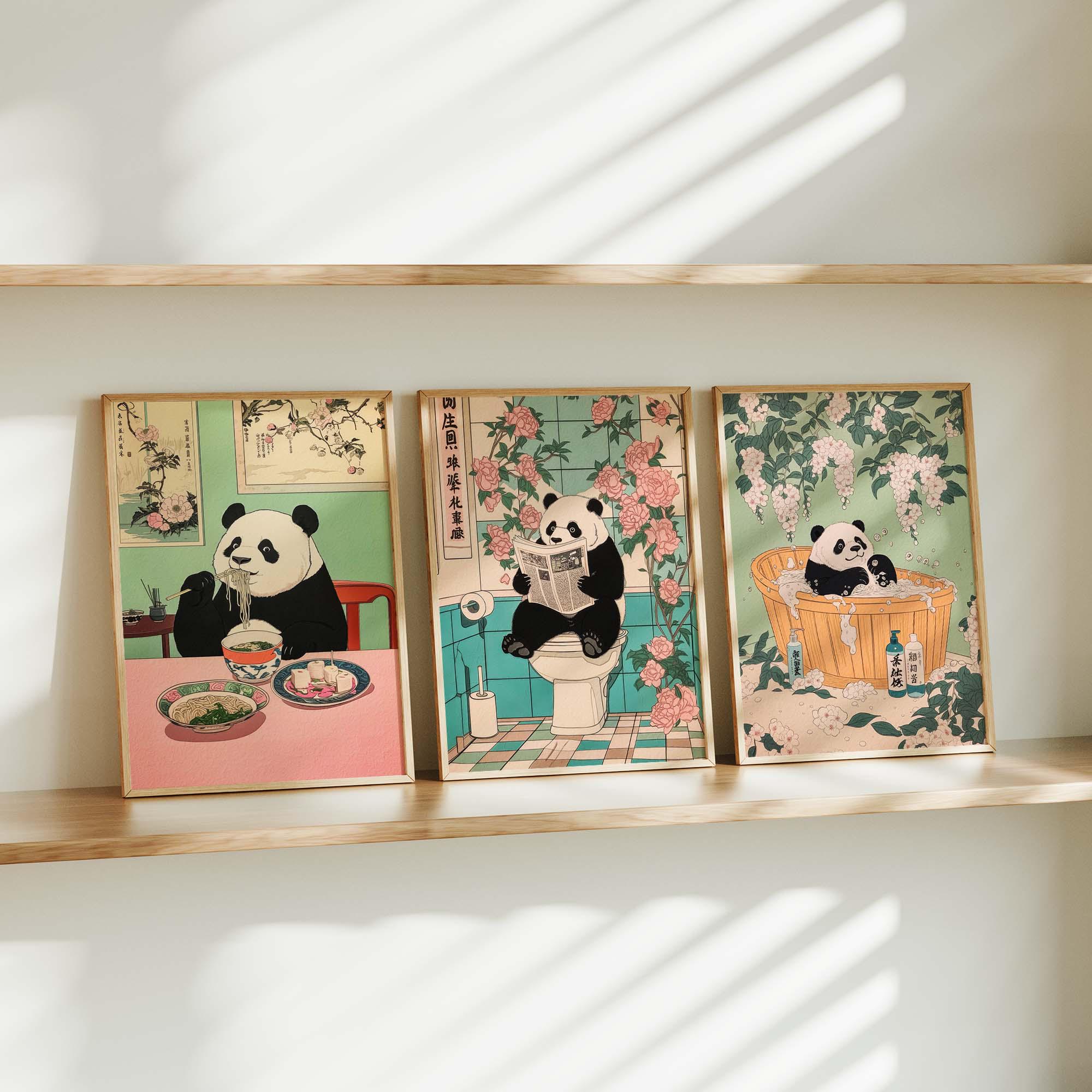 80 Japanese Animal Wall Art Prints, Bathroom Wall Art Decor, Kitchen ...