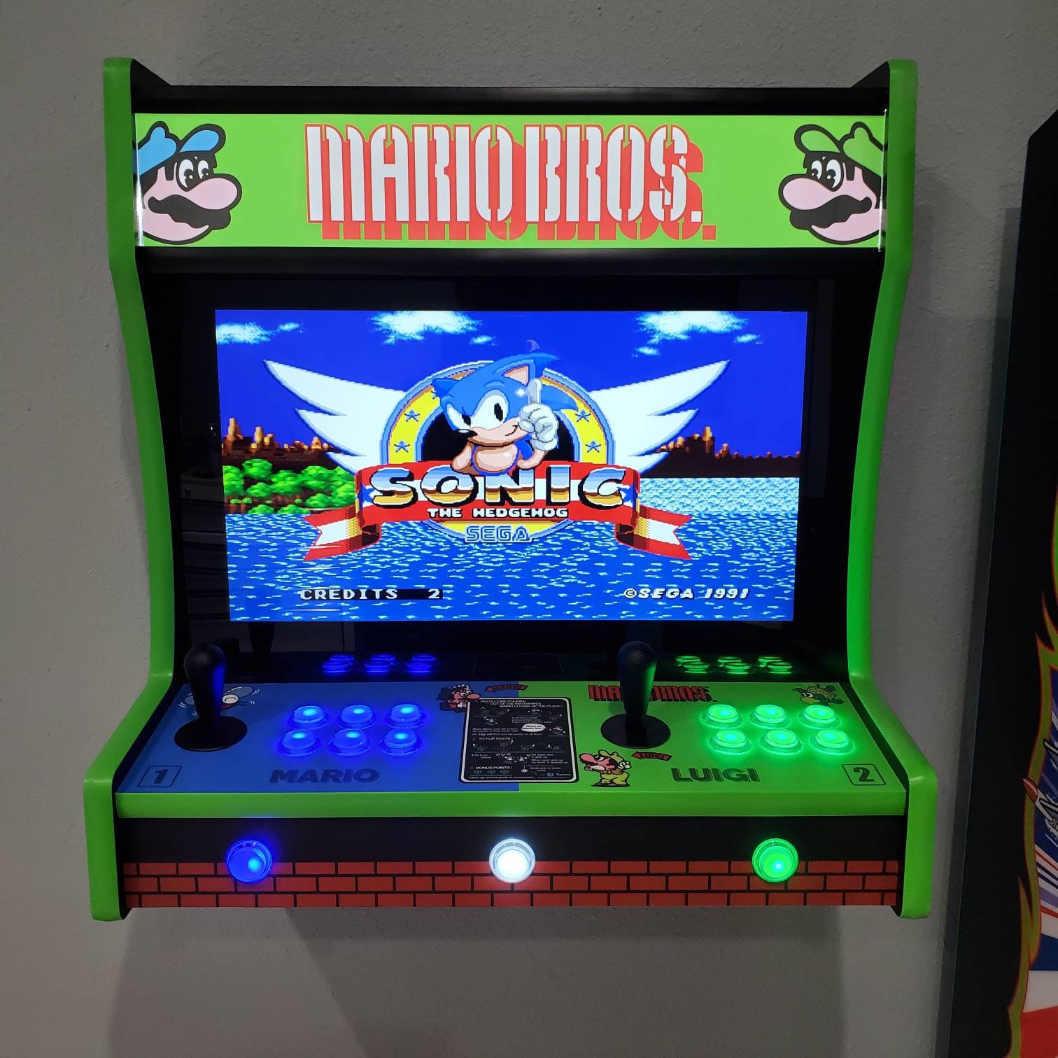 Bartop arcade Super Mario Bros cabinet nuevas low cost mueble retro.