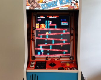 Donkey Kong Bartop Arcade Machine Plays 60 Classic Games, Light up Marquee & Full size 19" screen. Free Shipping