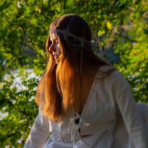 Wedding Elf Chainmail Headpiece image 7