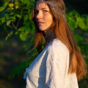 Wedding Elf Chainmail Headpiece image 9