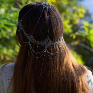 Wedding Elf Chainmail Headpiece image 8