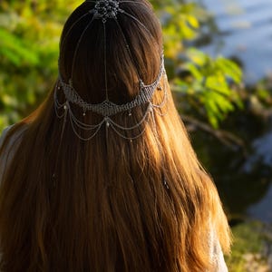 Wedding Elf Chainmail Headpiece image 6