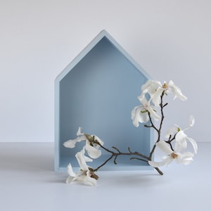 House shelf -  House shaped shelf set of 3 - Nursery shelves - Scandinavian style floating shelves