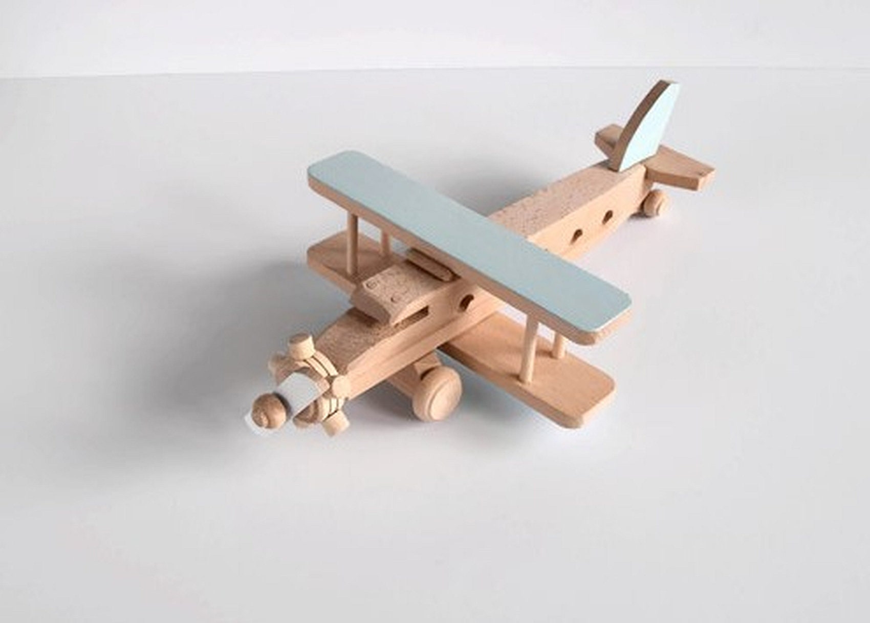 Wooden biplane model Wooden nursery decor Eco friendly | Etsy