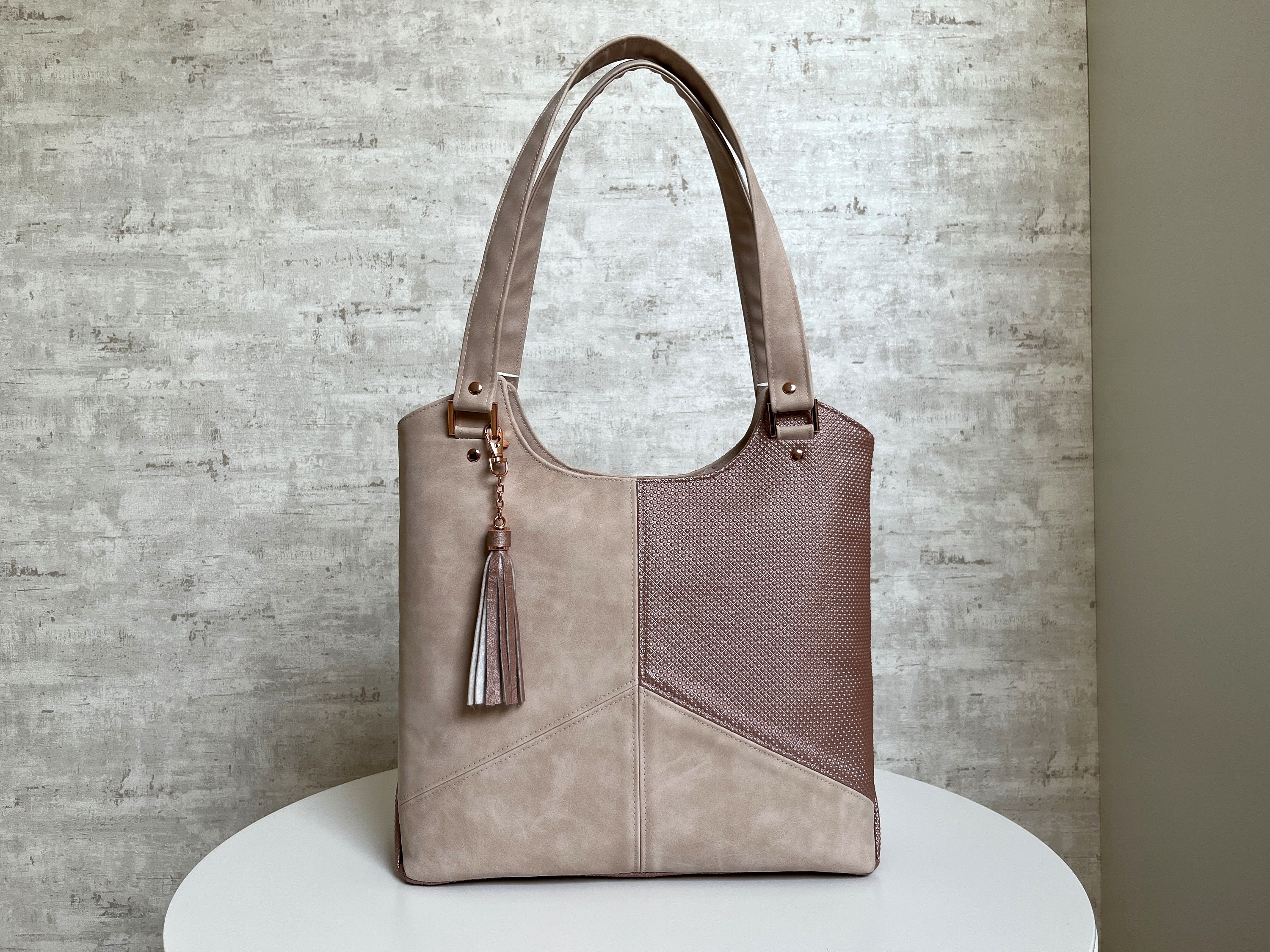 RUIYUE Clear PVC DIY Tote Bag, 2023New Handbag Making Kit Handmade Gift  Bags Craft Accessories Tool Set Birthday Holiday