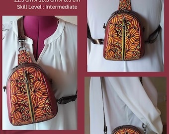 Convertible Sling Bag Sewing Pattern: 3-in-1 Crossbody Backpack