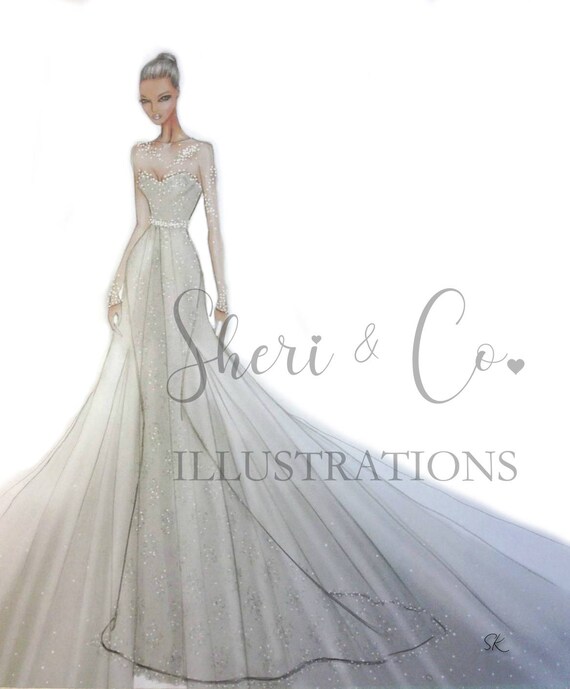 Trendy Fashion Inspiration Sketches Wedding Dresses 47 Ideas Dress Design Sketches Fashion Sketches Dresses Wedding Dress Illustrations
