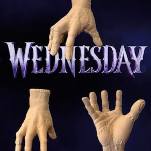 Thing 3D Printed Hand from Wednesday