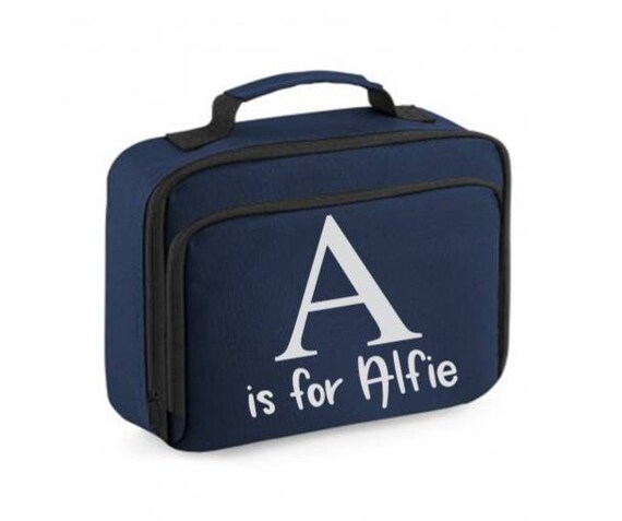 personalised insulated lunch bag