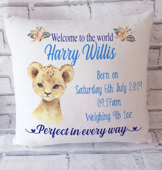 born in 2019 cushion