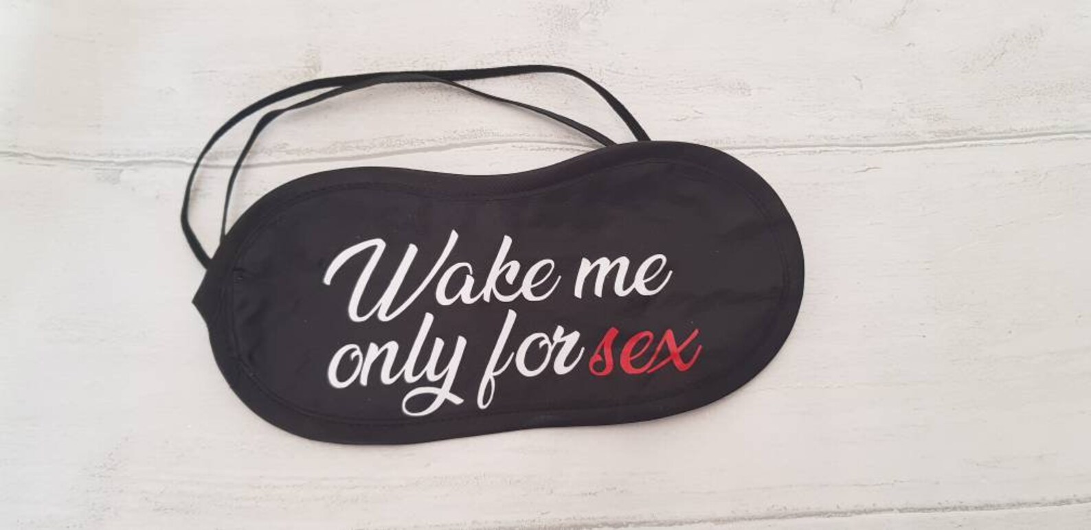 Wake me only for sex funny eye mask novelty eye mask adult Etsy