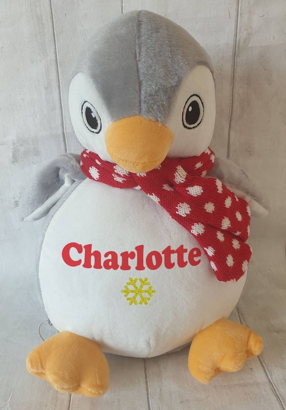 personalised penguin teddy