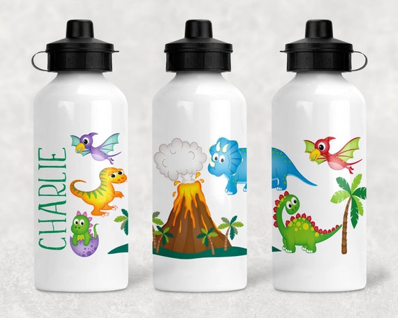 kids dinosaur water bottle