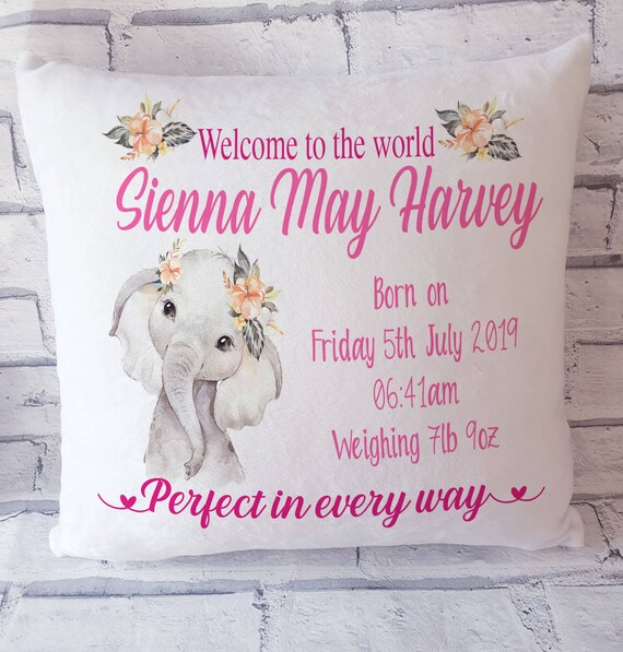 born in 2019 cushion