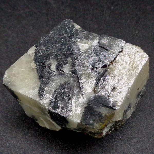 Berzelianite in Calcite from Lehrbach, Harz, Germany