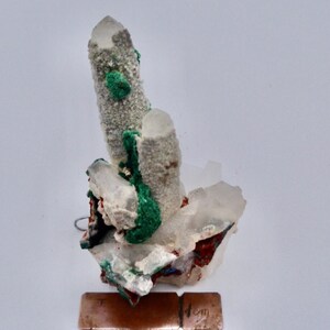 Malachite, Quartz