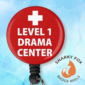 Level 1 Drama Center Retractable Badge Reel