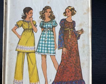 baby doll pajamas 1970s