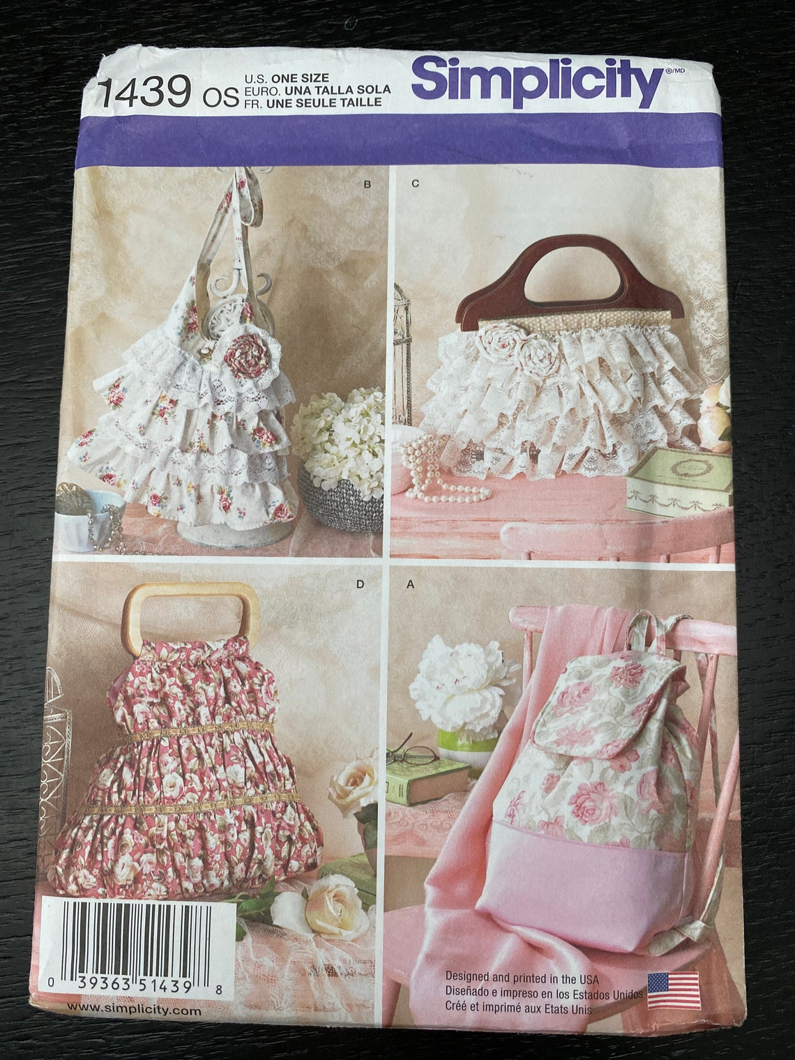 Simplicity Sewing Pattern Drawstring Backpack Rucksack and | Etsy