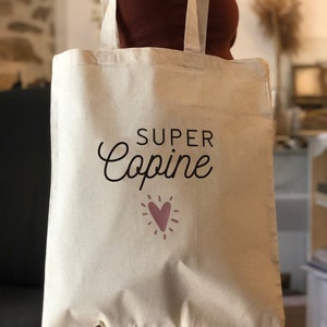"Super Friend" bomullstygväska • Shoppingväska