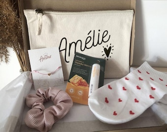 Personalized Name Gift Box Pouch - Birthday Gift