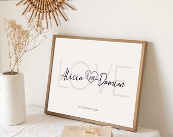 Love names poster •