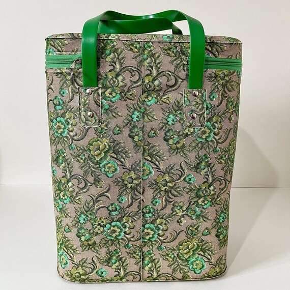 Retro Vintage Cool Picnic Bag Insulated Vinyl  - … - image 3