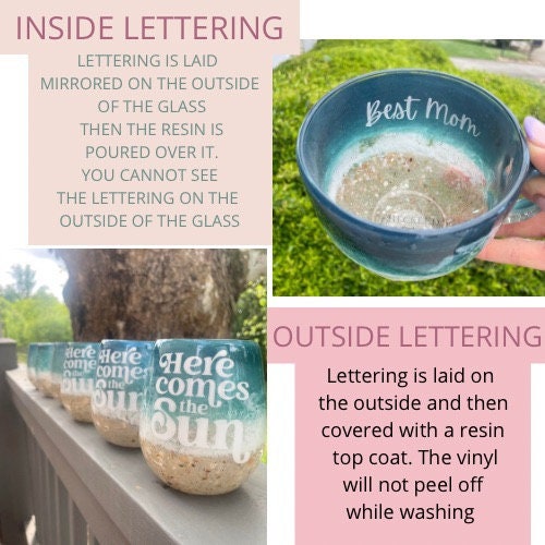 Beach-inspired coffee mug and glassware