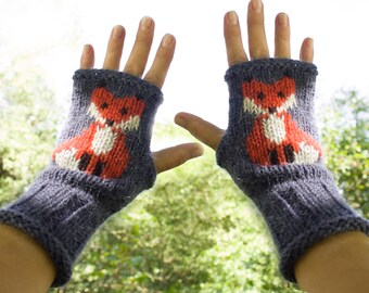 Cute Alpaca Fingerless Funny Faux Fur Cozy Mitten Gloves Hand Warmer Xmas Gift