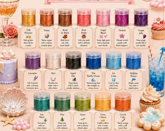 The Complete 18 Color Ange1 Fluff Edible Luster Dust Archive
