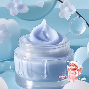 Cloud Fluff Overnight Face Peptide Cream Moisturizer