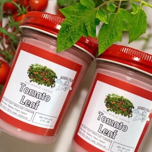 Tomato Leaf Soy Wax Candle