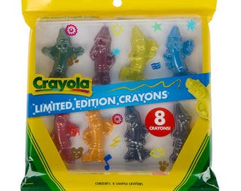 Limited Edition Character Shaped Crayons 8 ct