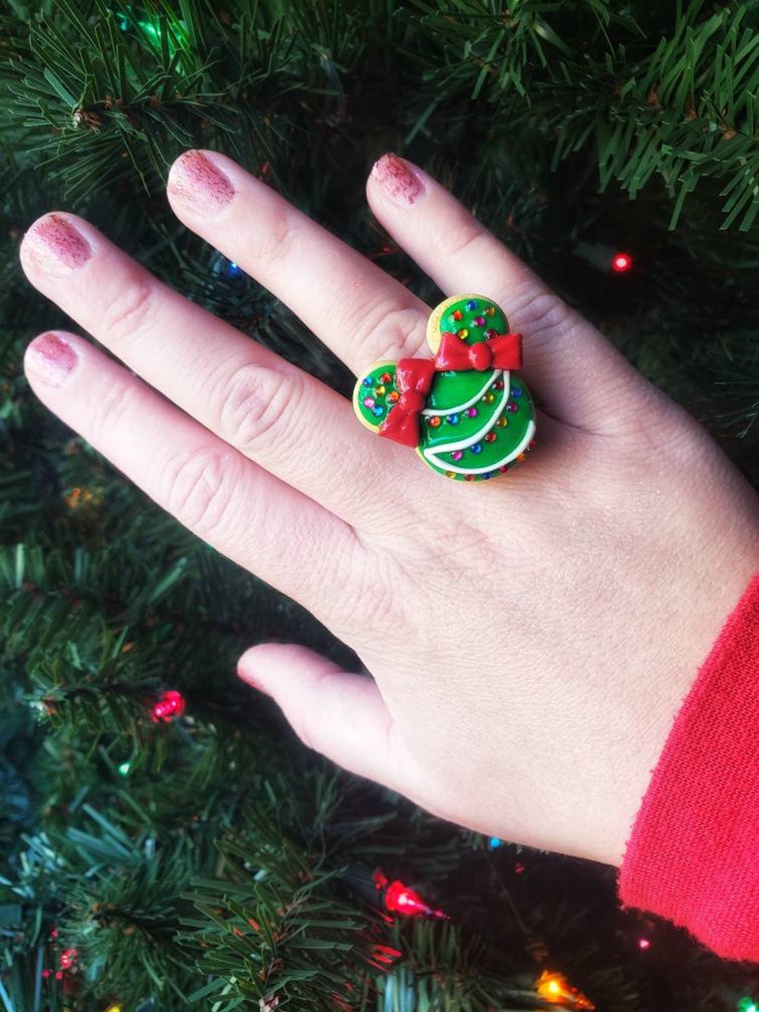 Christmas Tree Cookie Ring! - Etsy