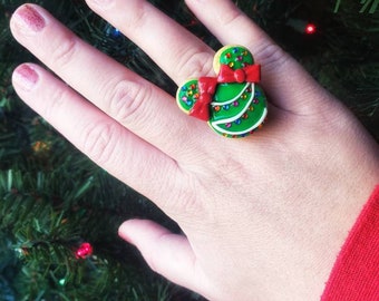 Christmas Tree Cookie Ring!