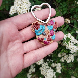 Woodland Spirit Dream Donut Keychain