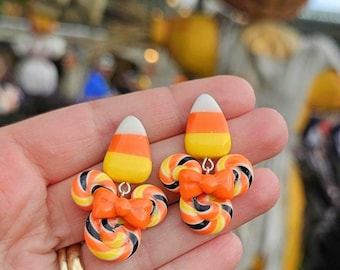 Candy Corn Cutie Earrings - Studs