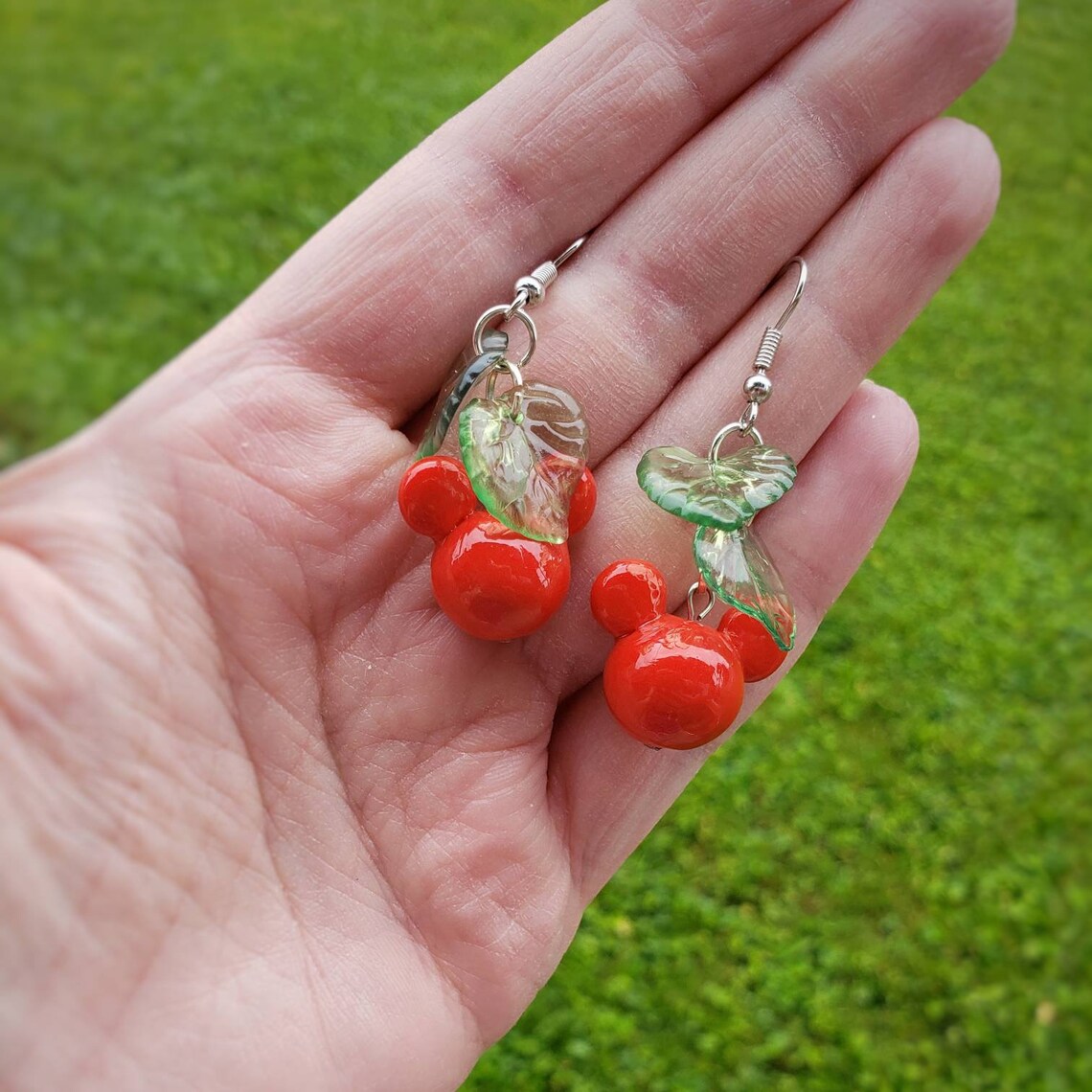 Cherry Crush Bauble Earrings Etsy