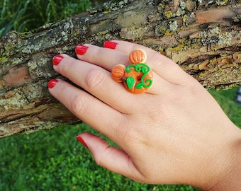 Pumpkin Donut Ring