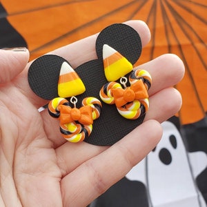 Candy Corn Cutie Earrings Studs image 1