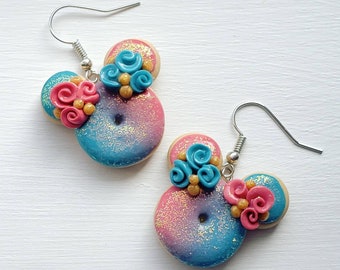 Buttercream Roses Dream Donut Earrings