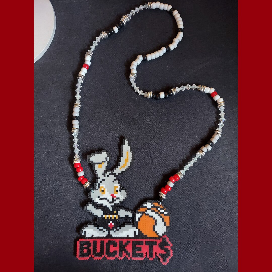 Las Vegas Aces Buckets Perler Necklace Etsy