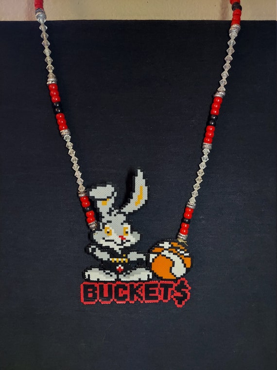 Las Vegas Aces Buckets Perler Necklace Etsy