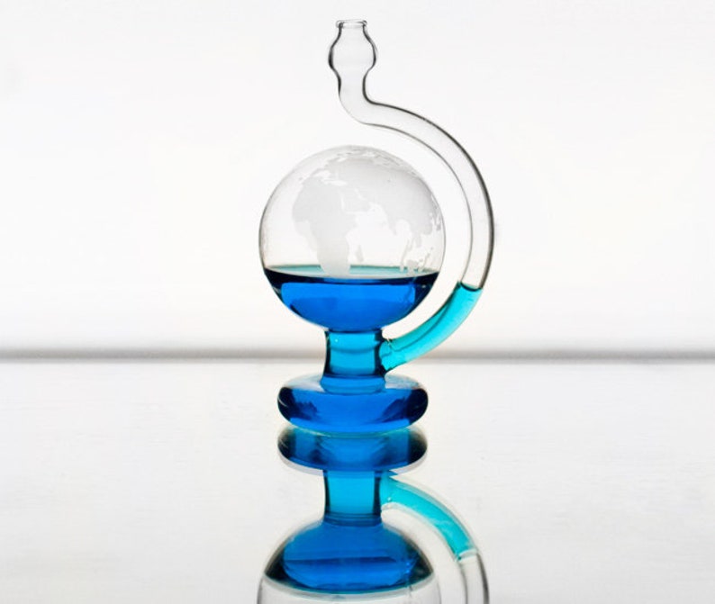Globe Barometer Glass16.5CM Etsy