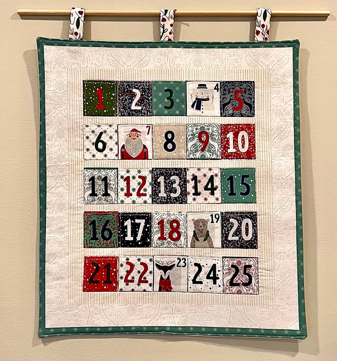 Advent Calendar Simple Countdown to Christmas Etsy