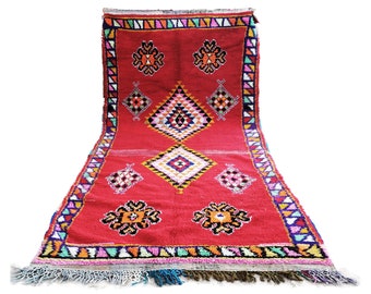 SugaRugs Moroccan Vintage rug 4x9 ft (120 cm x 289 cm)
