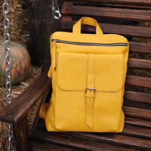 Leather Laptop Backpack for Women - Perfect for Work, School, Travel! Chic and Versatile backpack