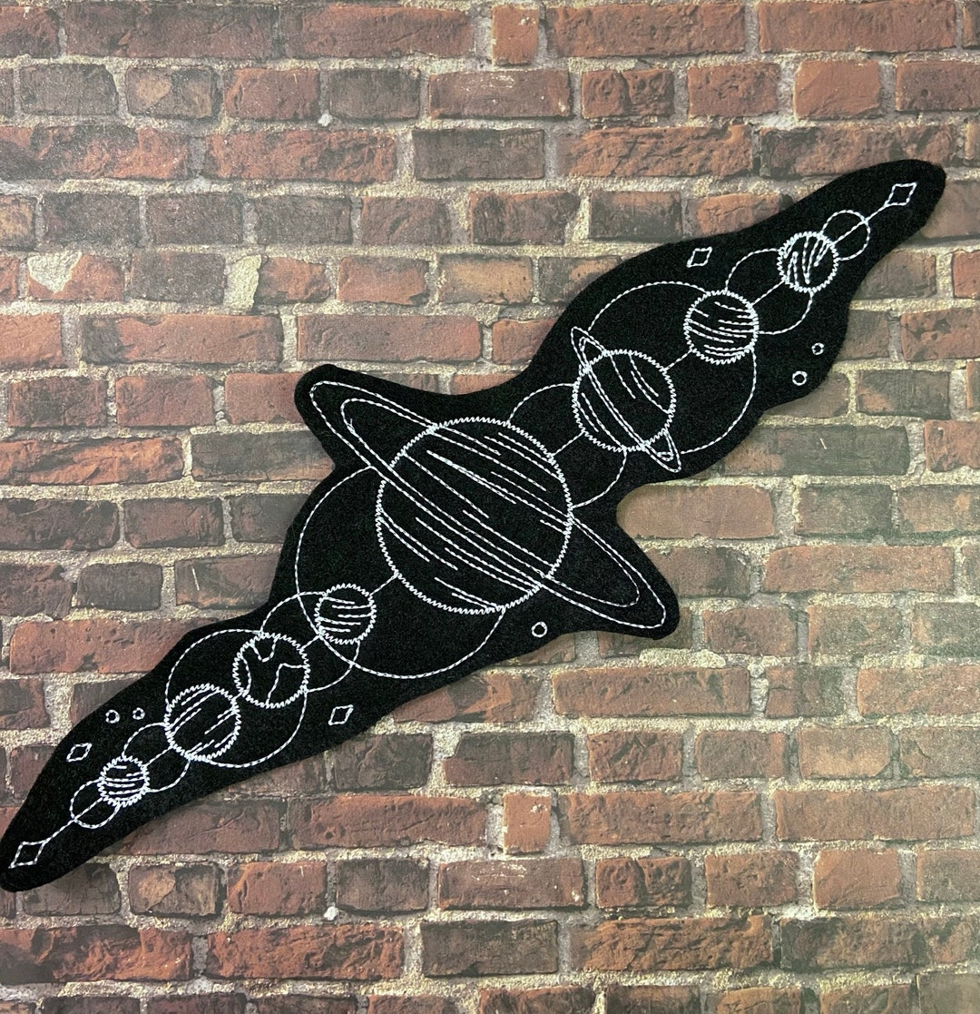 Planets Aligned Embroidered Large Sew on or Iron on Patch | Fits ...