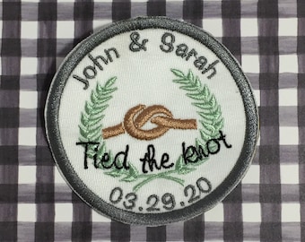 Customizable Wedding Date Patch For Keepsakes or Favors